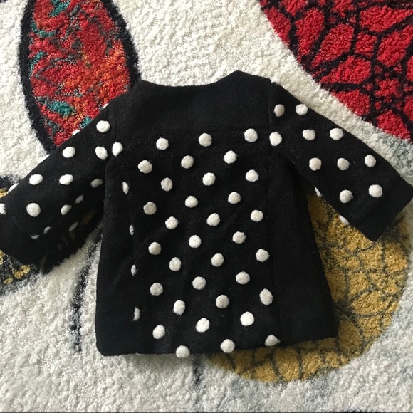 Cynthia Rowley Polka Dot Coat - Picture 2 of 6